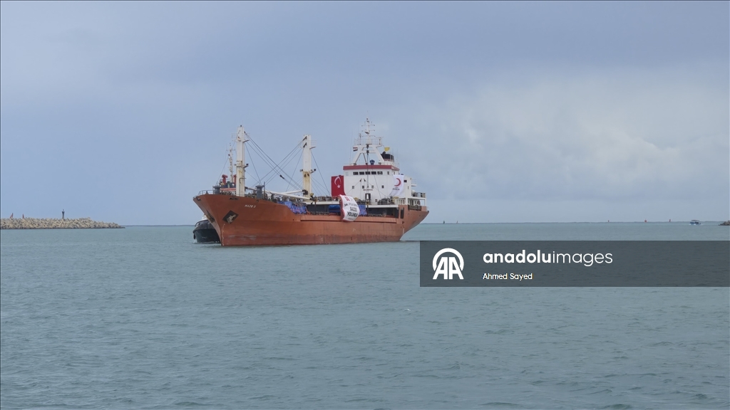 Отправленный Турцией 18-й «Корабль добра» с гумпомощью для Газы причалил к египетскому порту Эль-Ариш