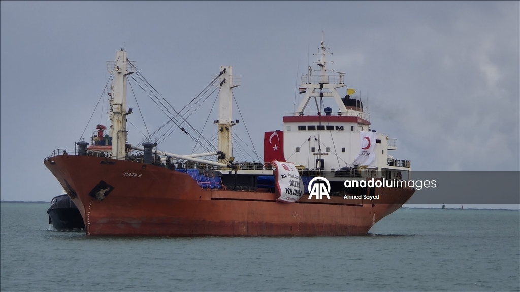 Отправленный Турцией 18-й «Корабль добра» с гумпомощью для Газы причалил к египетскому порту Эль-Ариш