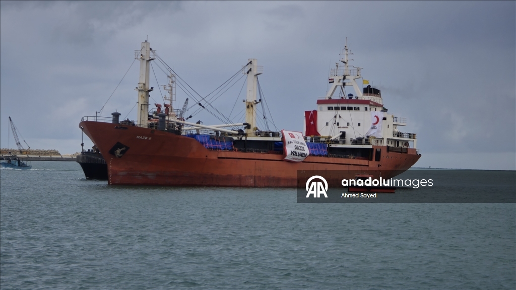 Отправленный Турцией 18-й «Корабль добра» с гумпомощью для Газы причалил к египетскому порту Эль-Ариш