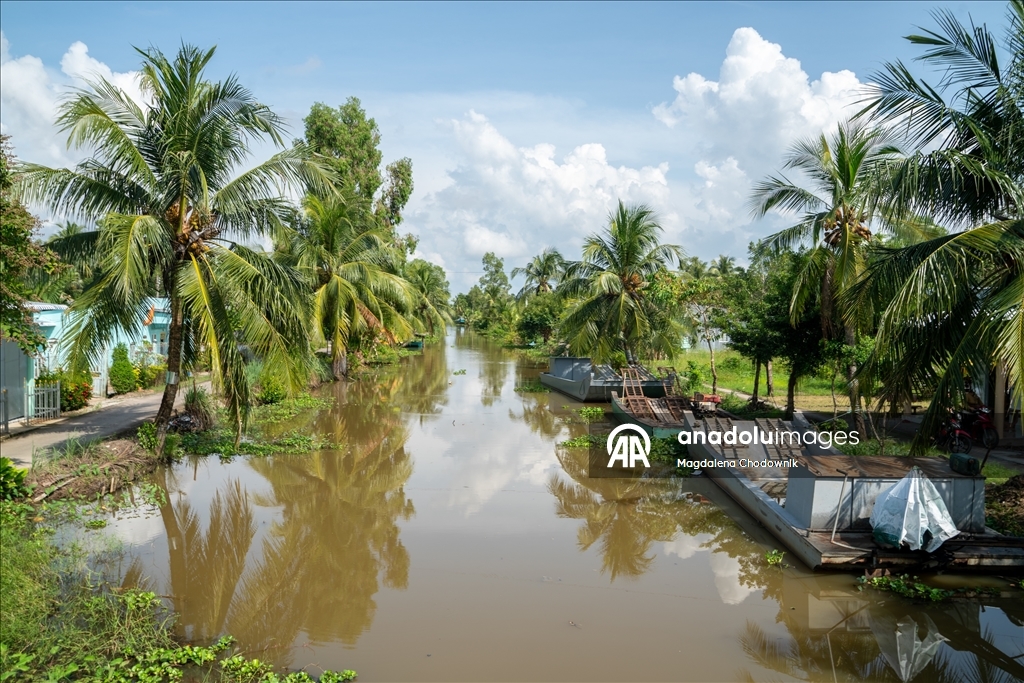 Во Вьетнаме из-за сильных дождей в дельте Меконга сохраняется риск наводнений