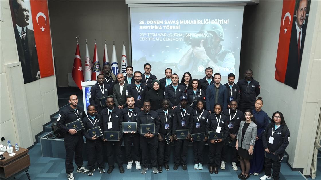 AA'nın "28. Dönem Savaş Muhabirliği Eğitimi" tamamlandı
