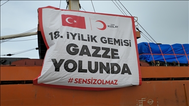 Отправленный Турцией 18-й «Корабль добра» с гумпомощью для Газы причалил к египетскому порту Эль-Ариш