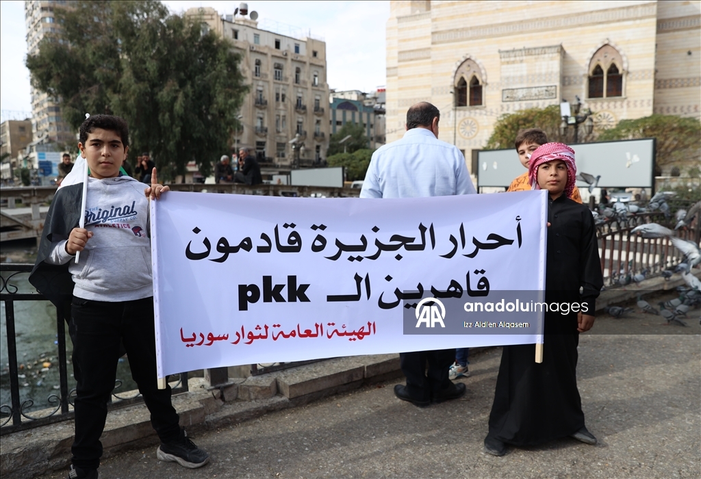 В Сирии прошли протесты против террористической организации PKK/YPG