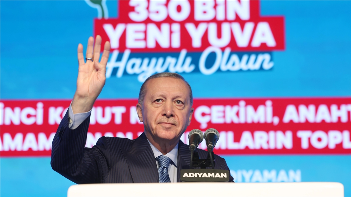 Cumhurbaşkanı Erdoğan, Adıyaman'da anahtar teslimi ve yapımı tamamlanan yatırımların toplu açılış törenine katıldı