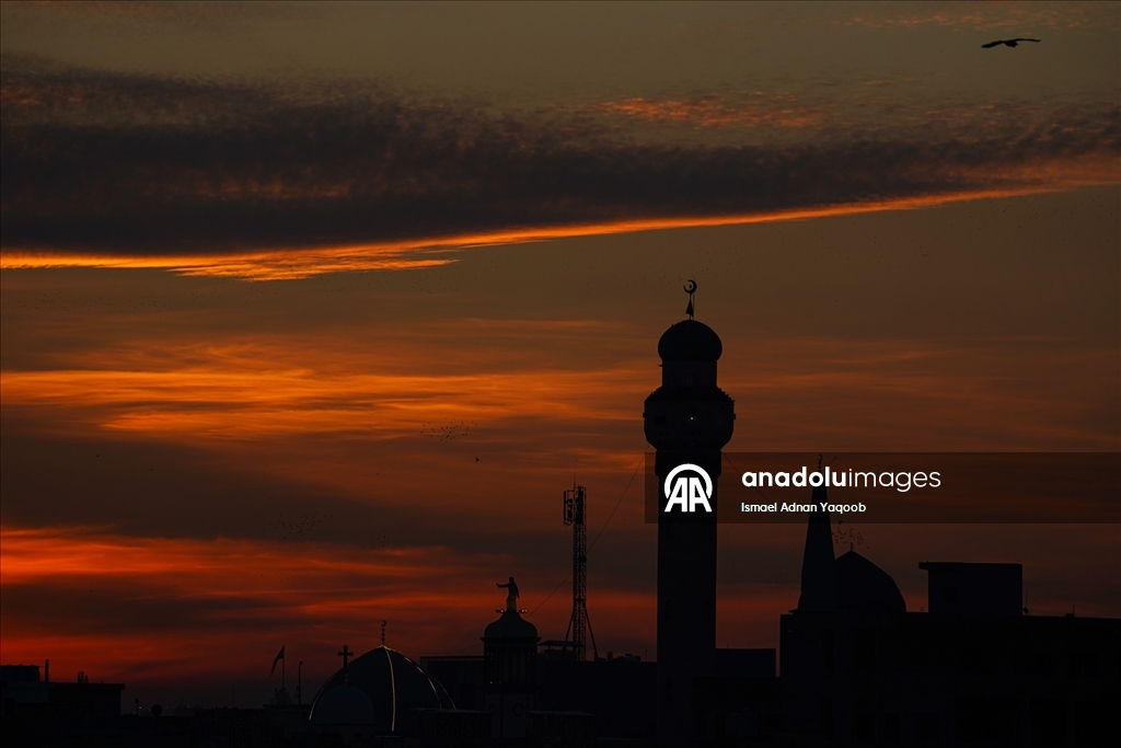 Musul'da gün batımı