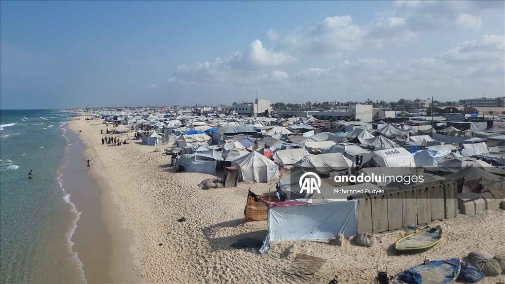 Палестинцы, живущие в палатках, испытывают большую тревогу перед наступлением зимы