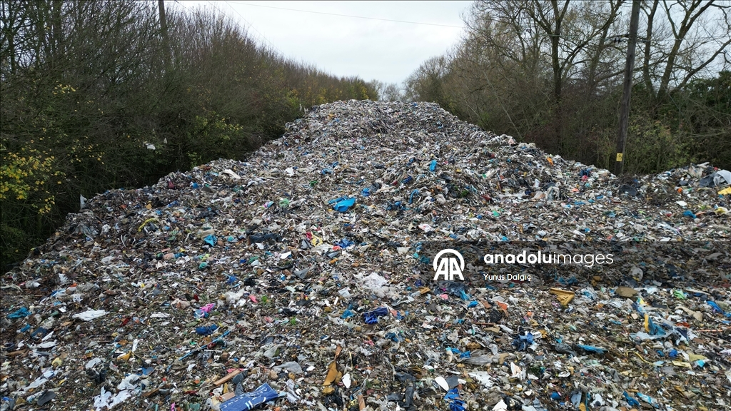 В пойму реки Черуэлл в британском Оксфордшире сбросили сотни тонн мусора