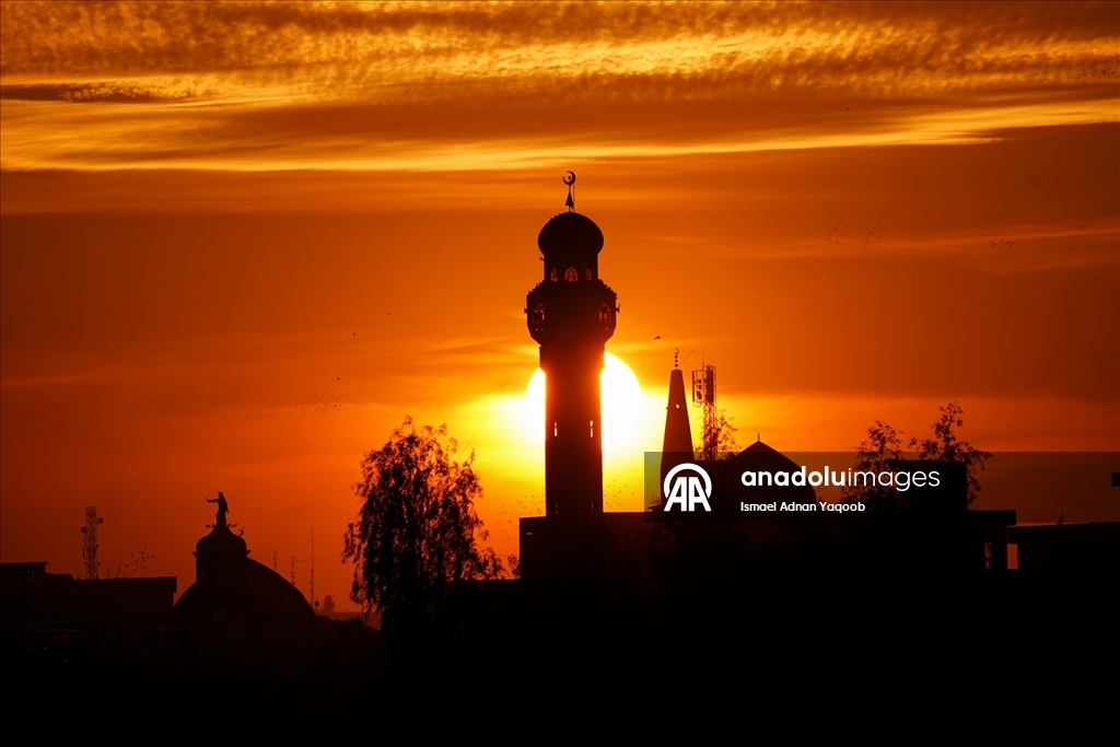 Musul'da gün batımı