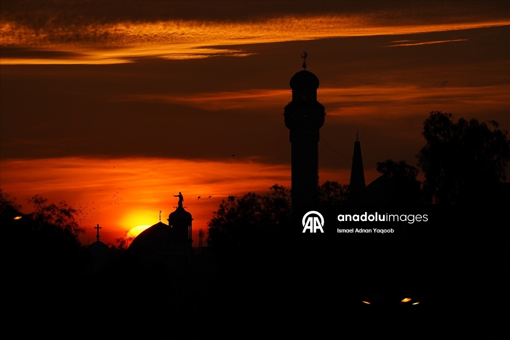 Musul'da gün batımı