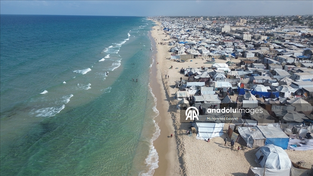 Палестинцы, живущие в палатках, испытывают большую тревогу перед наступлением зимы