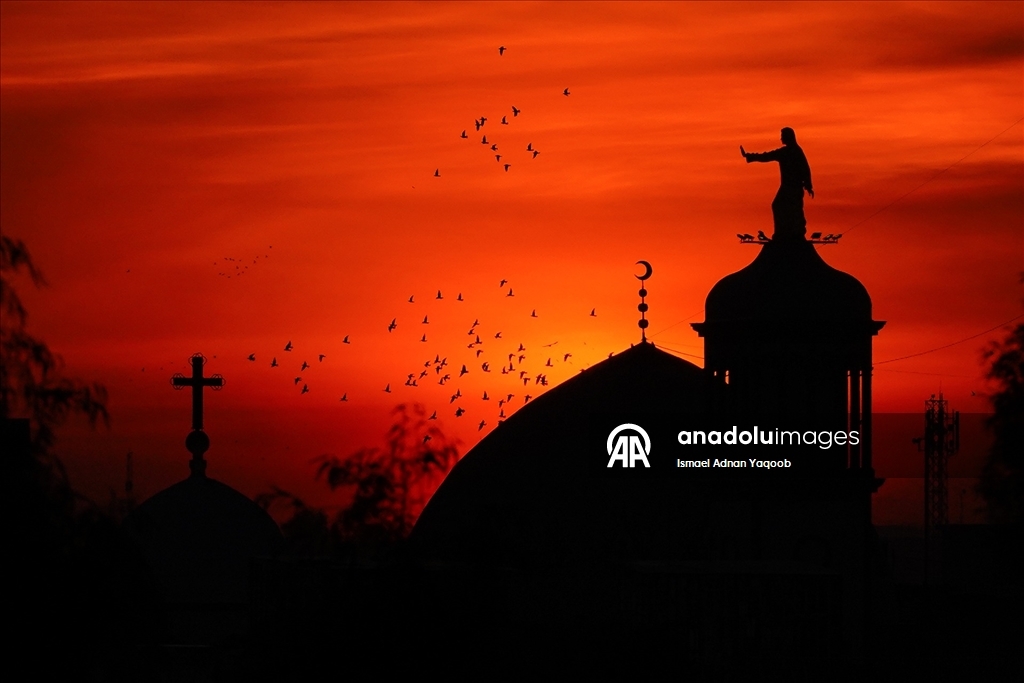 Musul'da gün batımı