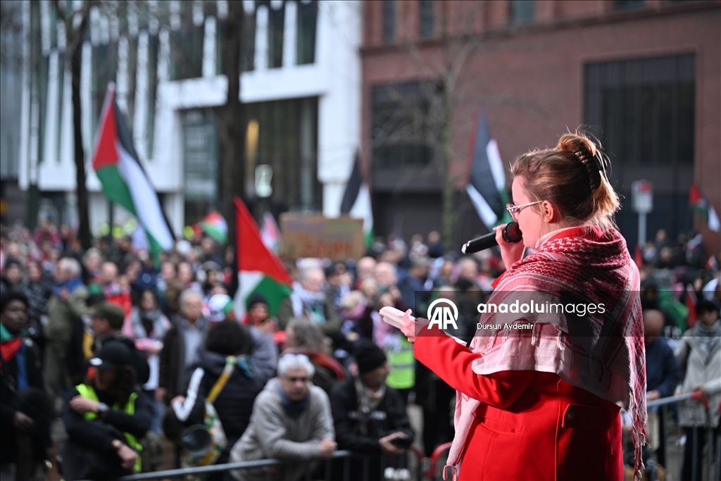 В Брюсселе прошла массовая акция солидарности с Газой