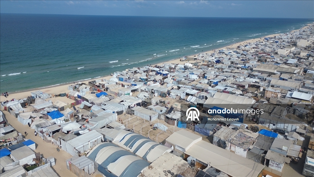 Палестинцы, живущие в палатках, испытывают большую тревогу перед наступлением зимы