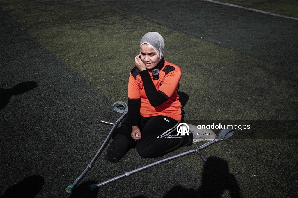 Deyr el-Belah’ta “Umut Turnuvası” amputee futbolcuları bir araya getirdi