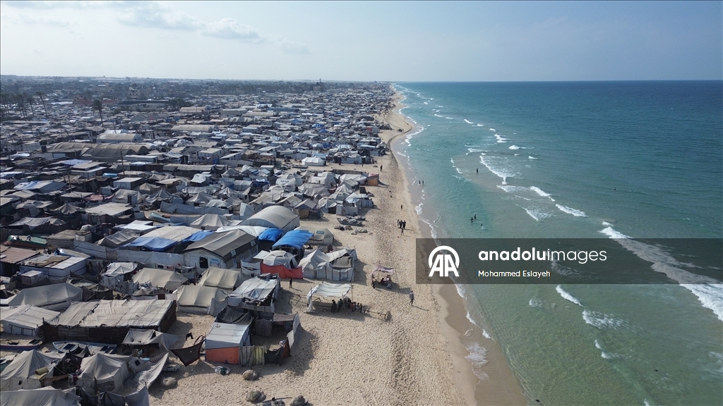 Палестинцы, живущие в палатках, испытывают большую тревогу перед наступлением зимы