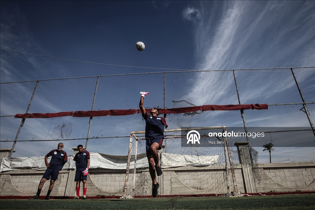 Deyr el-Belah’ta “Umut Turnuvası” amputee futbolcuları bir araya getirdi