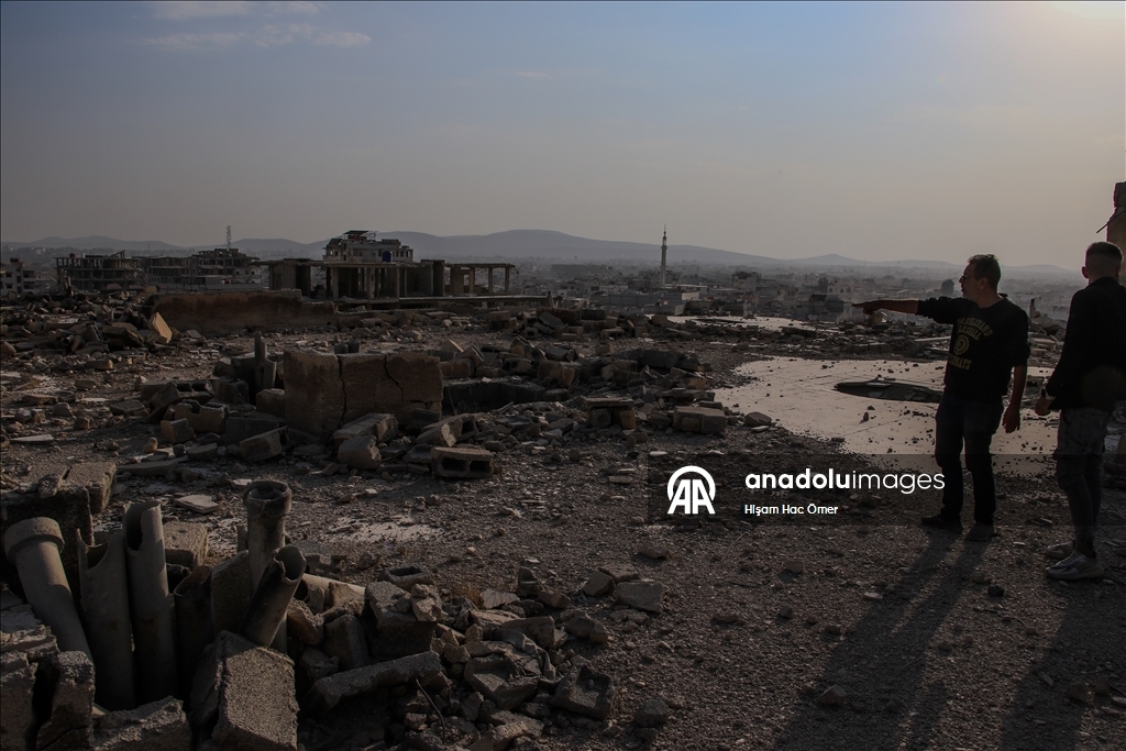 Сирийский город Дерайя сохраняет следы атак свергнутого режима Башара Асада