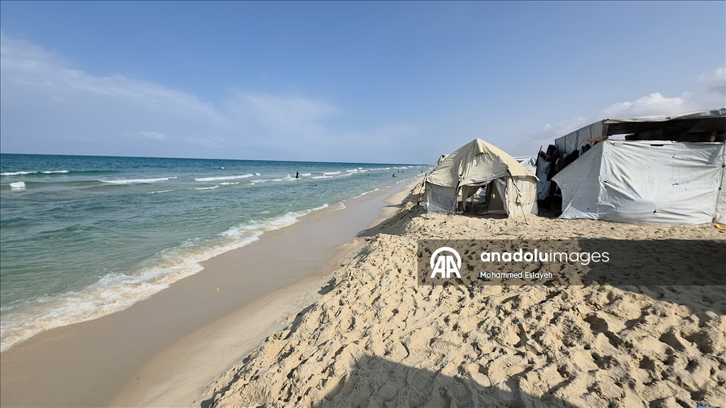 Палестинцы, живущие в палатках, испытывают большую тревогу перед наступлением зимы