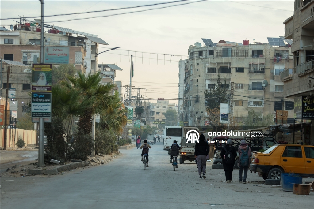 Dareyya’da savaşın izleri arasında eğitim mücadelesi