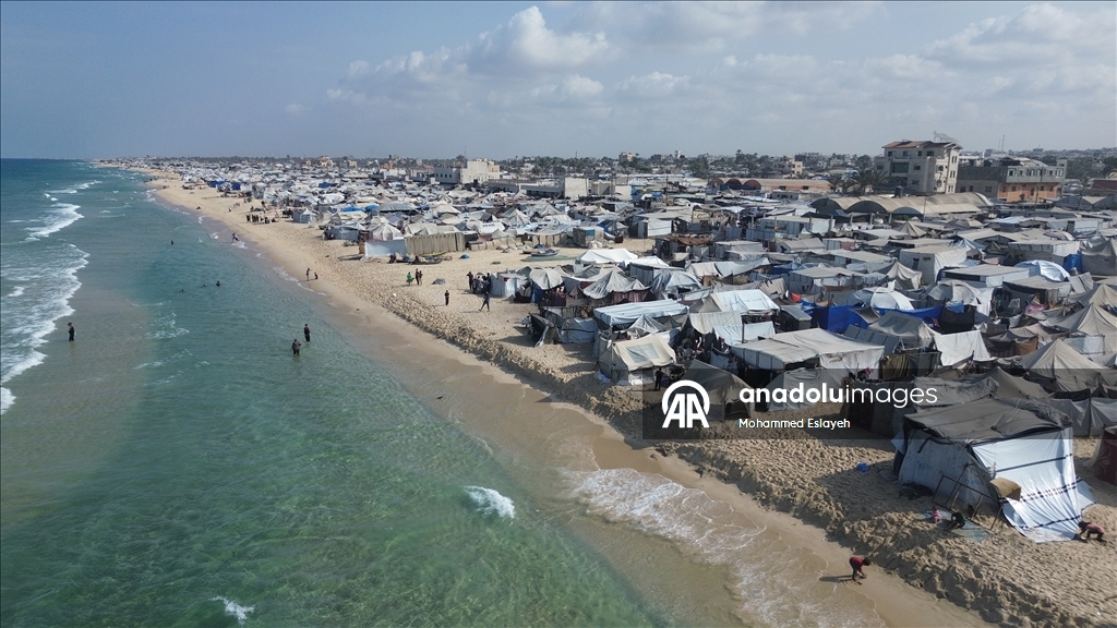 Палестинцы, живущие в палатках, испытывают большую тревогу перед наступлением зимы