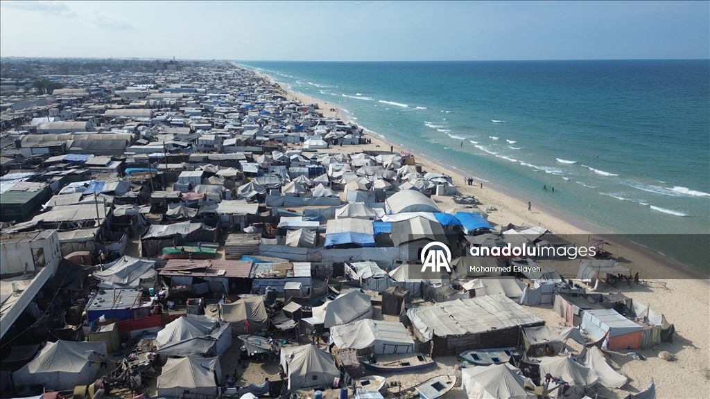 Палестинцы, живущие в палатках, испытывают большую тревогу перед наступлением зимы
