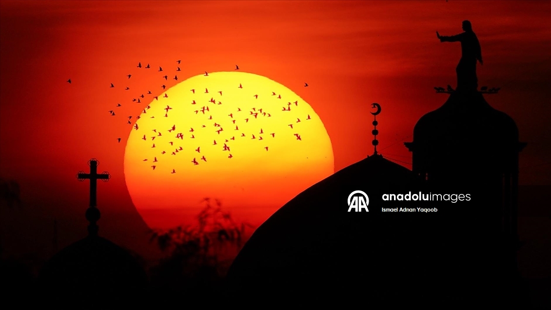 Musul'da gün batımı