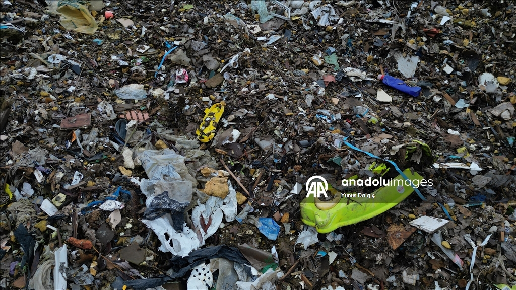 В пойму реки Черуэлл в британском Оксфордшире сбросили сотни тонн мусора