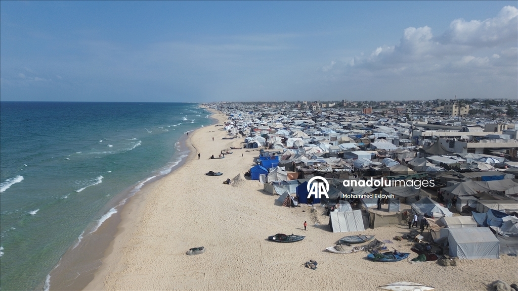 Палестинцы, живущие в палатках, испытывают большую тревогу перед наступлением зимы