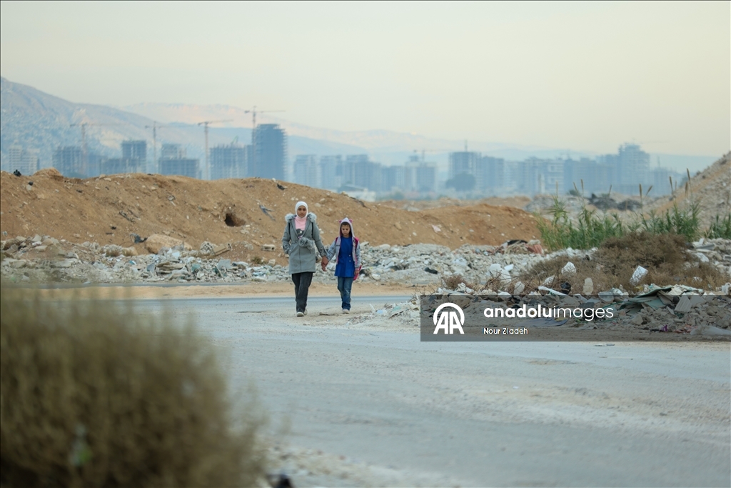 Dareyya’da savaşın izleri arasında eğitim mücadelesi