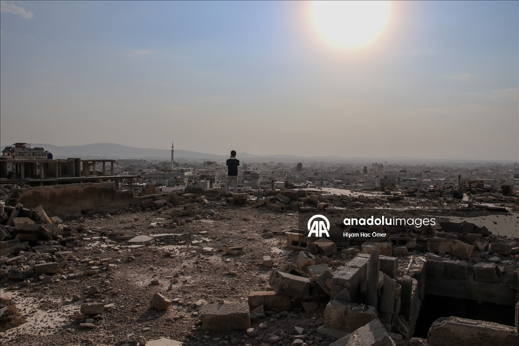 Сирийский город Дерайя сохраняет следы атак свергнутого режима Башара Асада