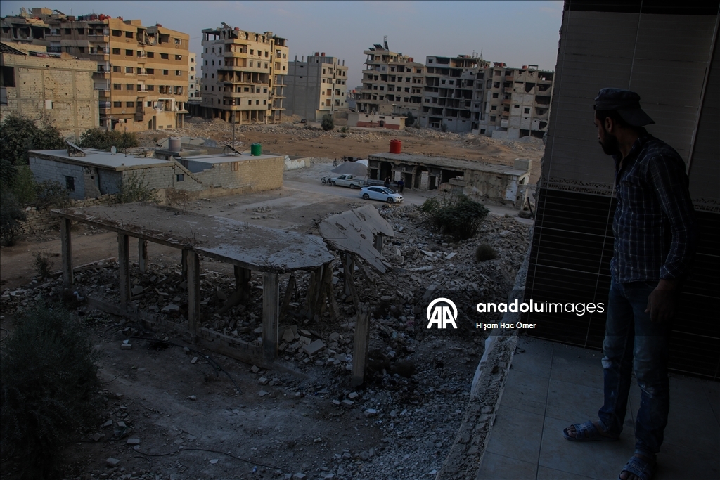 Сирийский город Дерайя сохраняет следы атак свергнутого режима Башара Асада