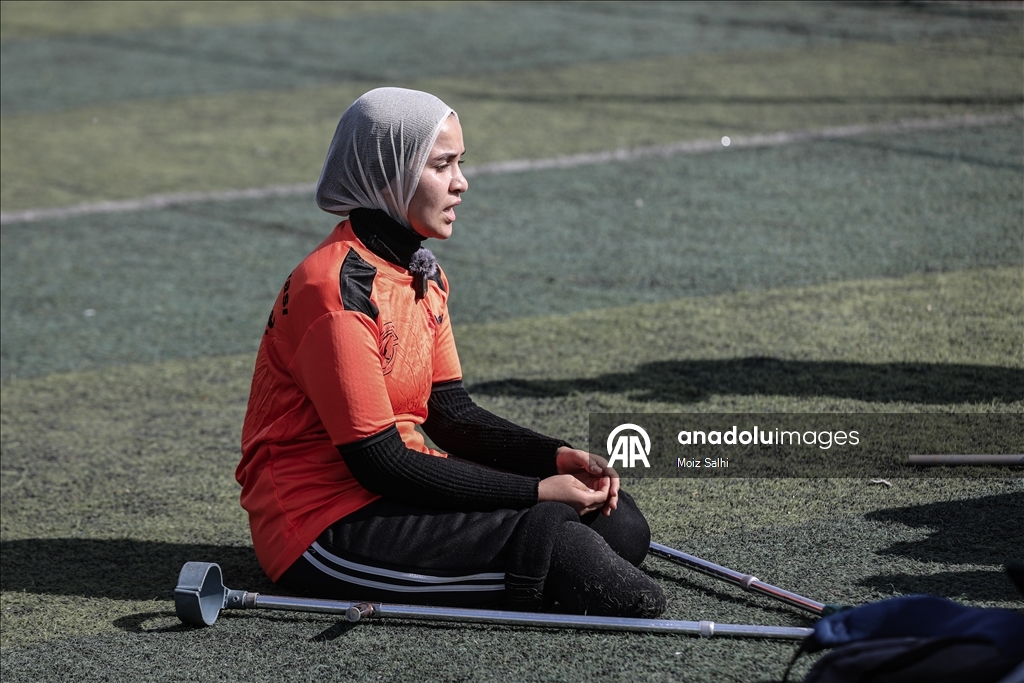 Deyr el-Belah’ta “Umut Turnuvası” amputee futbolcuları bir araya getirdi