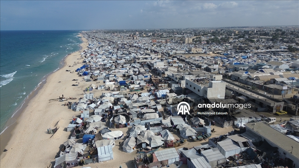 Палестинцы, живущие в палатках, испытывают большую тревогу перед наступлением зимы