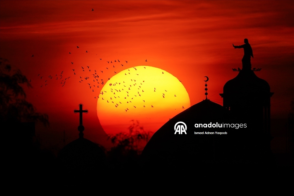 Musul'da gün batımı