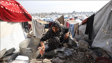 Gazze kentinin doğusundaki Zeytun Mahallesi’nde günlük yaşam