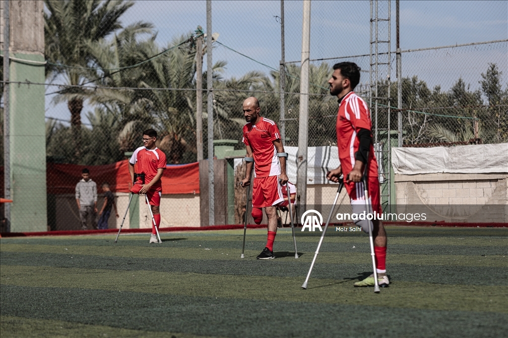 Турнир «Надежда» собрал футболистов-ампутантов в Дейр-эль-Балахе