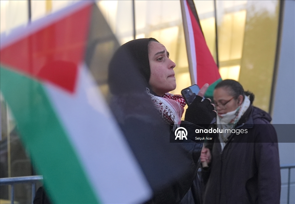 В Нью-Йорке прошли протесты против принятия Совбезом ООН американского проекта резолюции по Газе