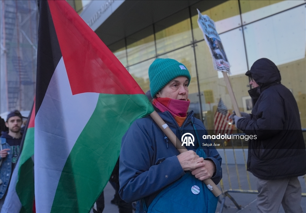 В Нью-Йорке прошли протесты против принятия Совбезом ООН американского проекта резолюции по Газе