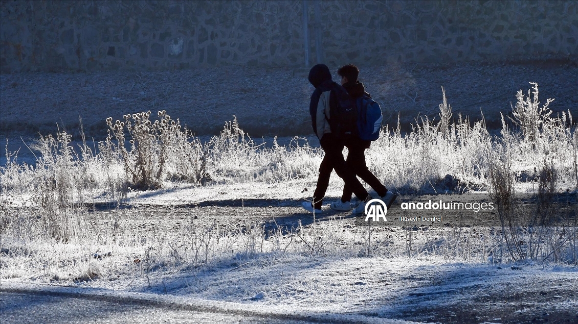 Erzurum, Kars ve Ardahan'da olumsuz hava koşulları etkisini sürdürdü