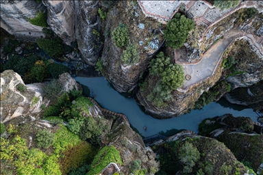 Puente Nuevo Bridge in Spain's Malaga