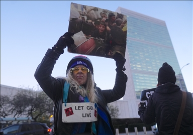 В Нью-Йорке прошли протесты против принятия Совбезом ООН американского проекта резолюции по Газе
