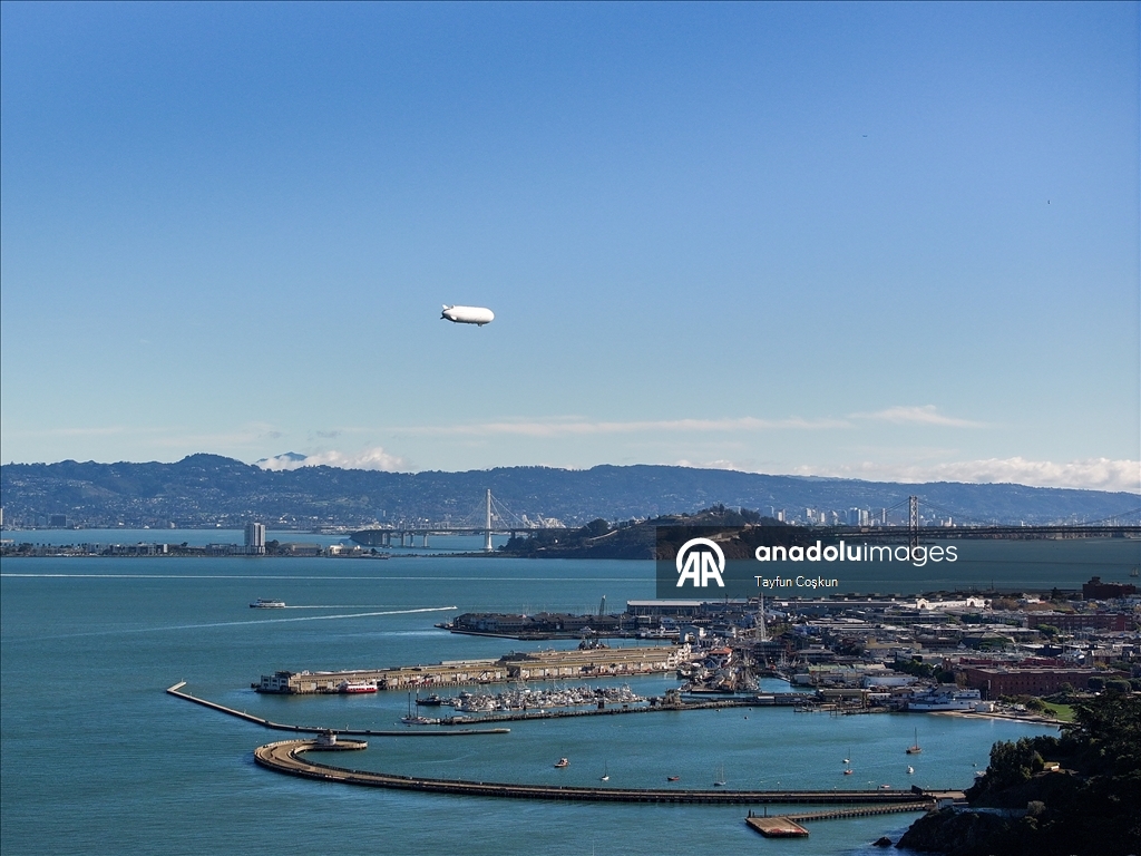 Dünyanın en büyük hava aracı LTA Pathfinder, San Francisco üzerinde görüldü