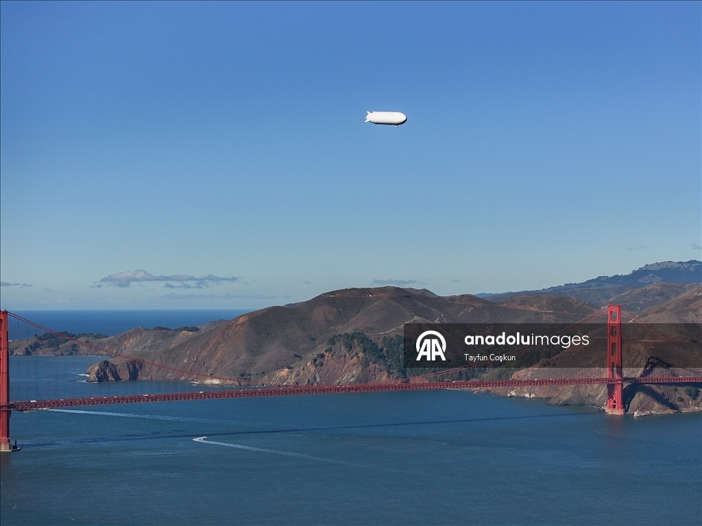 Dünyanın en büyük hava aracı LTA Pathfinder, San Francisco üzerinde görüldü