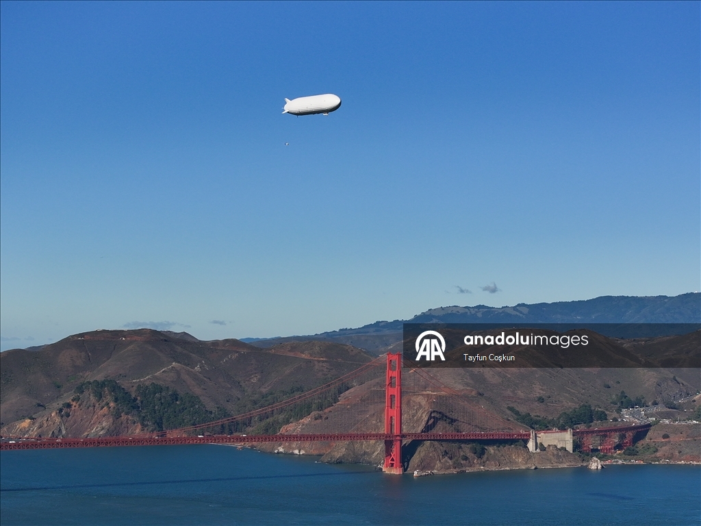Dünyanın en büyük hava aracı LTA Pathfinder, San Francisco üzerinde görüldü