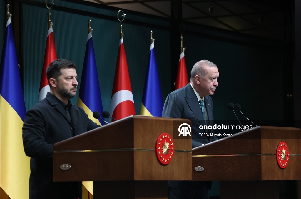 Cumhurbaşkanı Erdoğan - Ukrayna Devlet Başkanı Zelenskiy