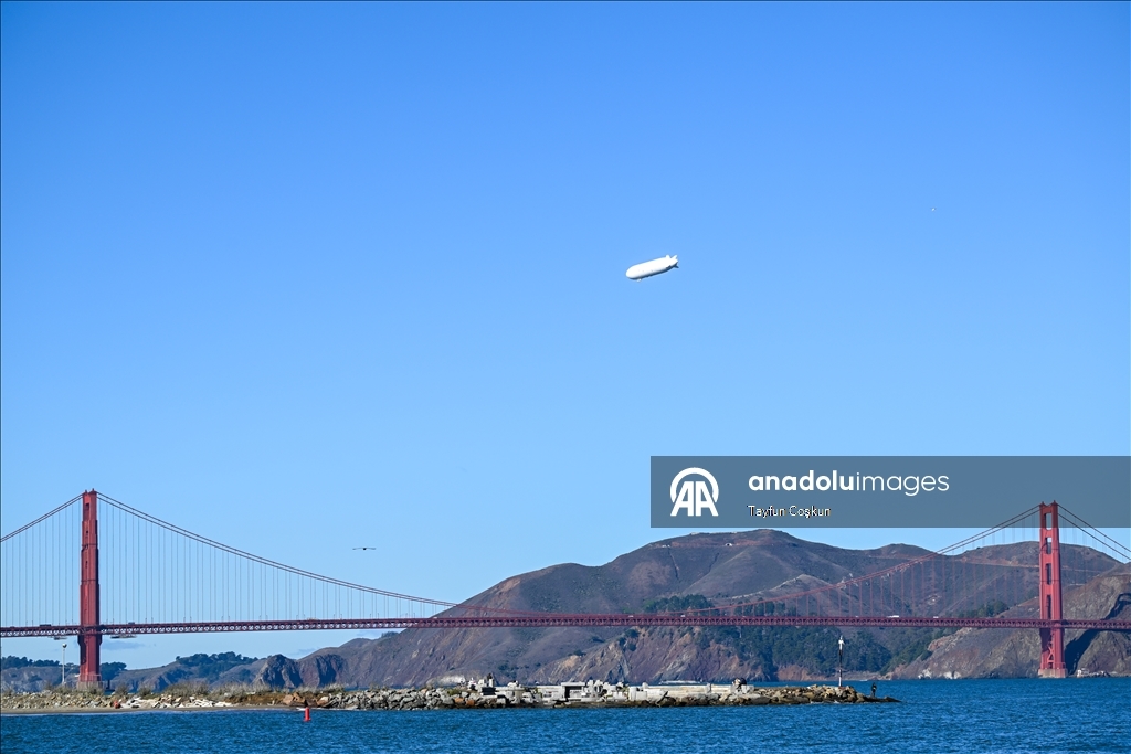 Dünyanın en büyük hava aracı LTA Pathfinder, San Francisco üzerinde görüldü