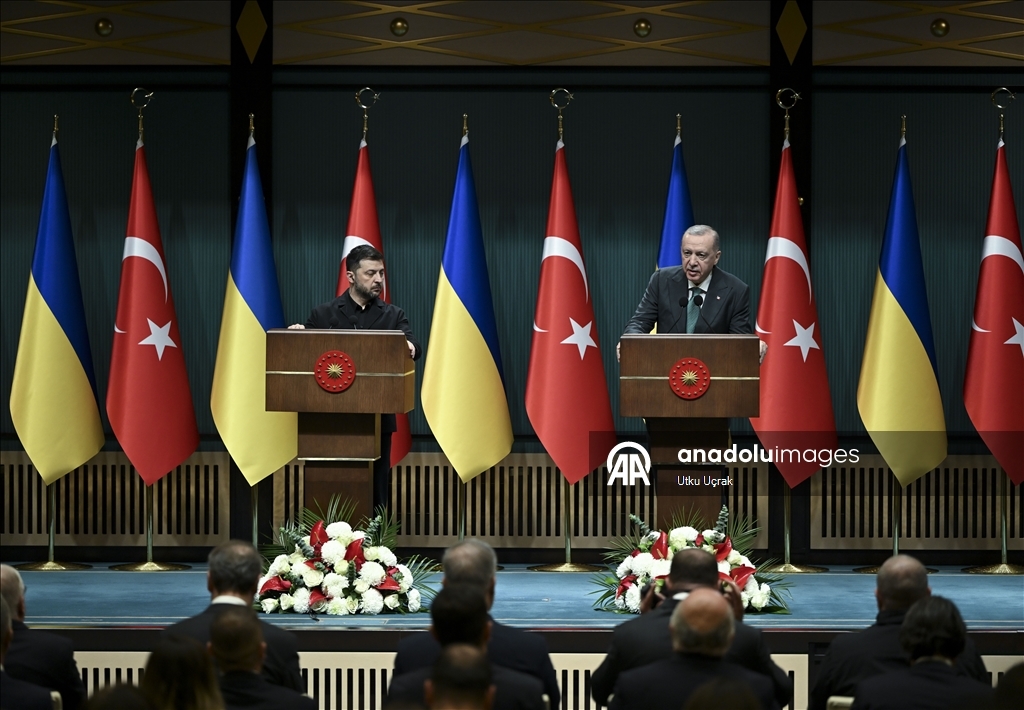 Cumhurbaşkanı Erdoğan - Ukrayna Devlet Başkanı Zelensky