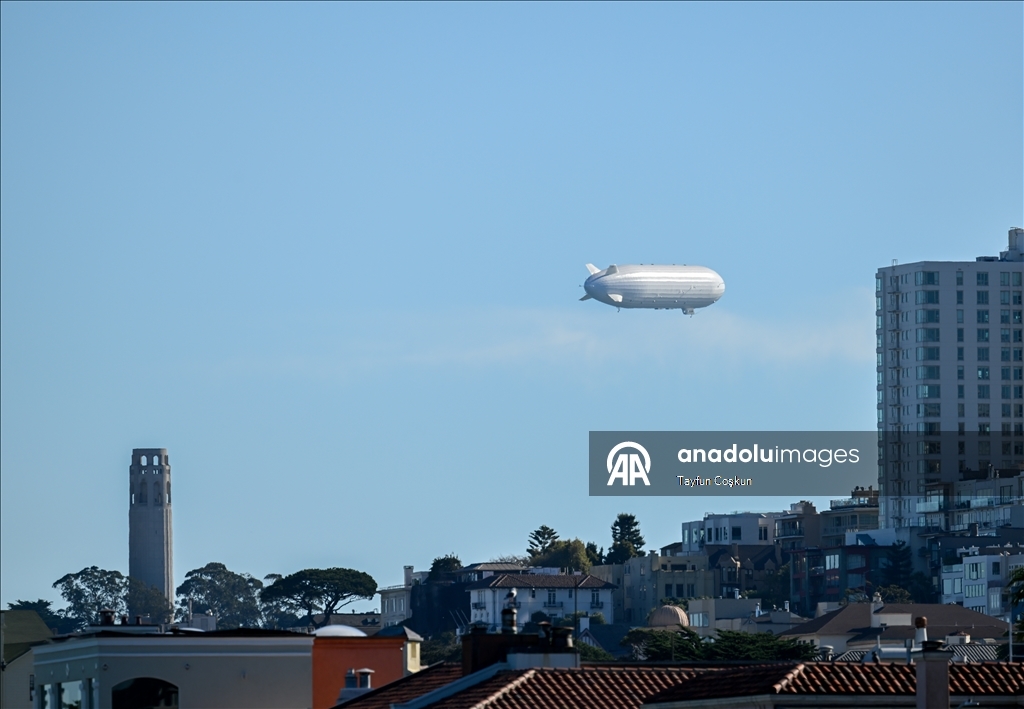 Dünyanın en büyük hava aracı LTA Pathfinder, San Francisco üzerinde görüldü