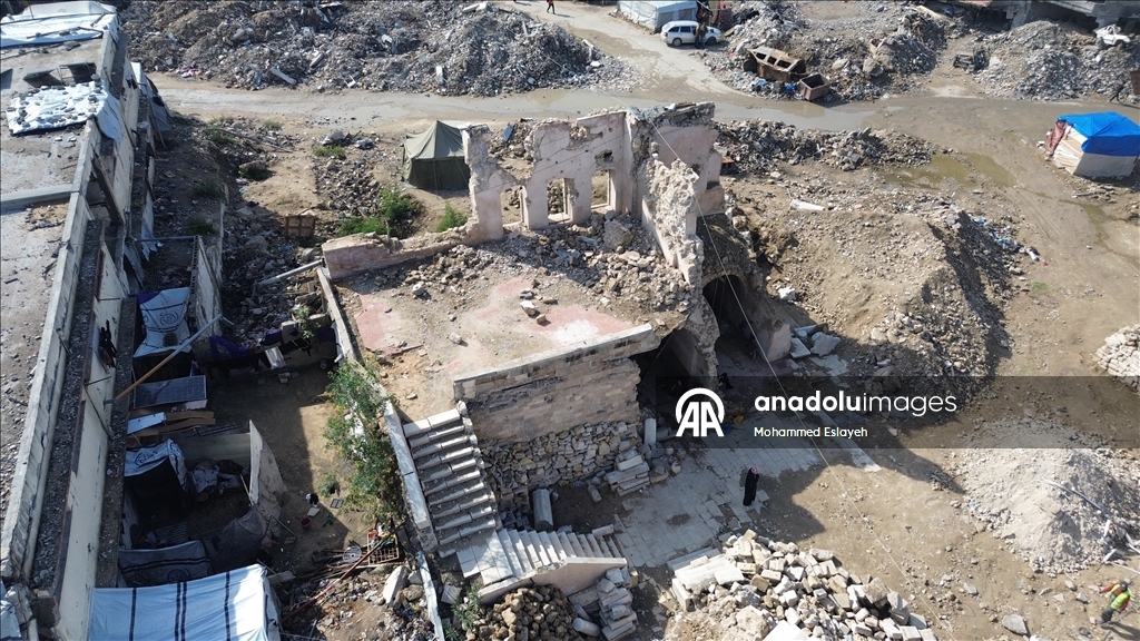 Израиль разрушил и разграбил Дворец Паши в Газе, построенный в период правления Мамлюков