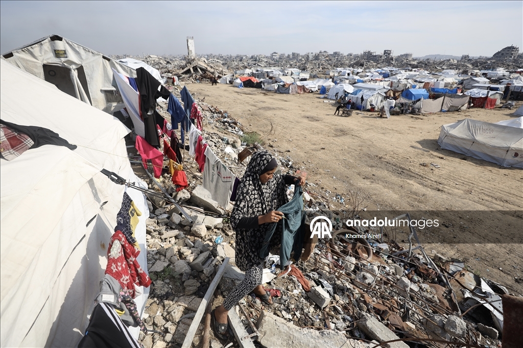 Повседневная жизнь в квартале Зейтун в восточной части Газы